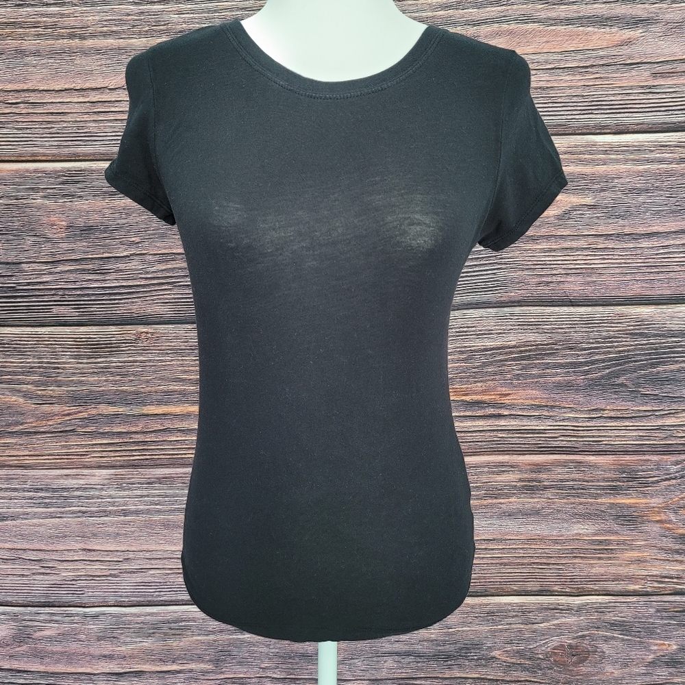 Papaya Black Basic Tee